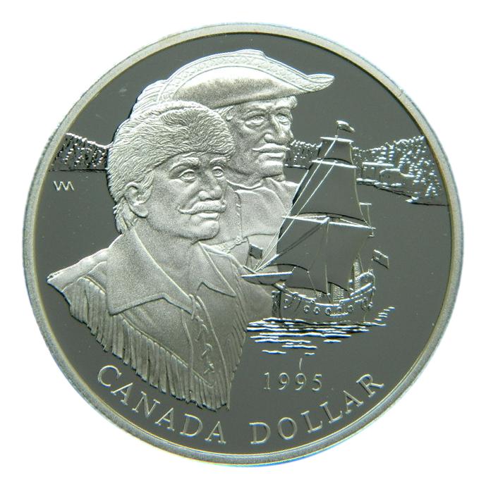 1995 - CANADA - DOLAR - HUDSON BAY COMPANY - PLATA