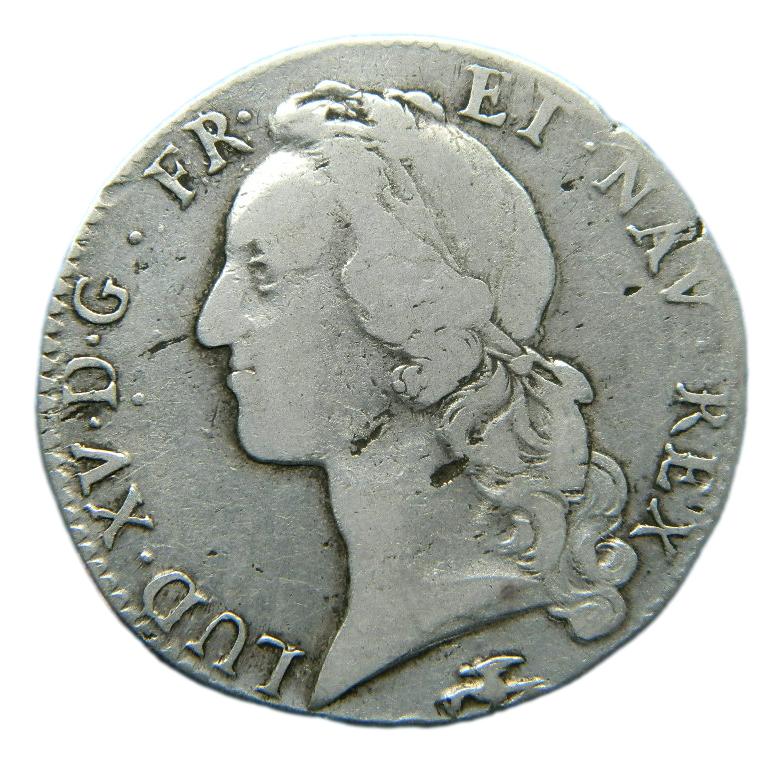 1765 D - FRANCIA - ECU - LYON - LUDOVICUS XV