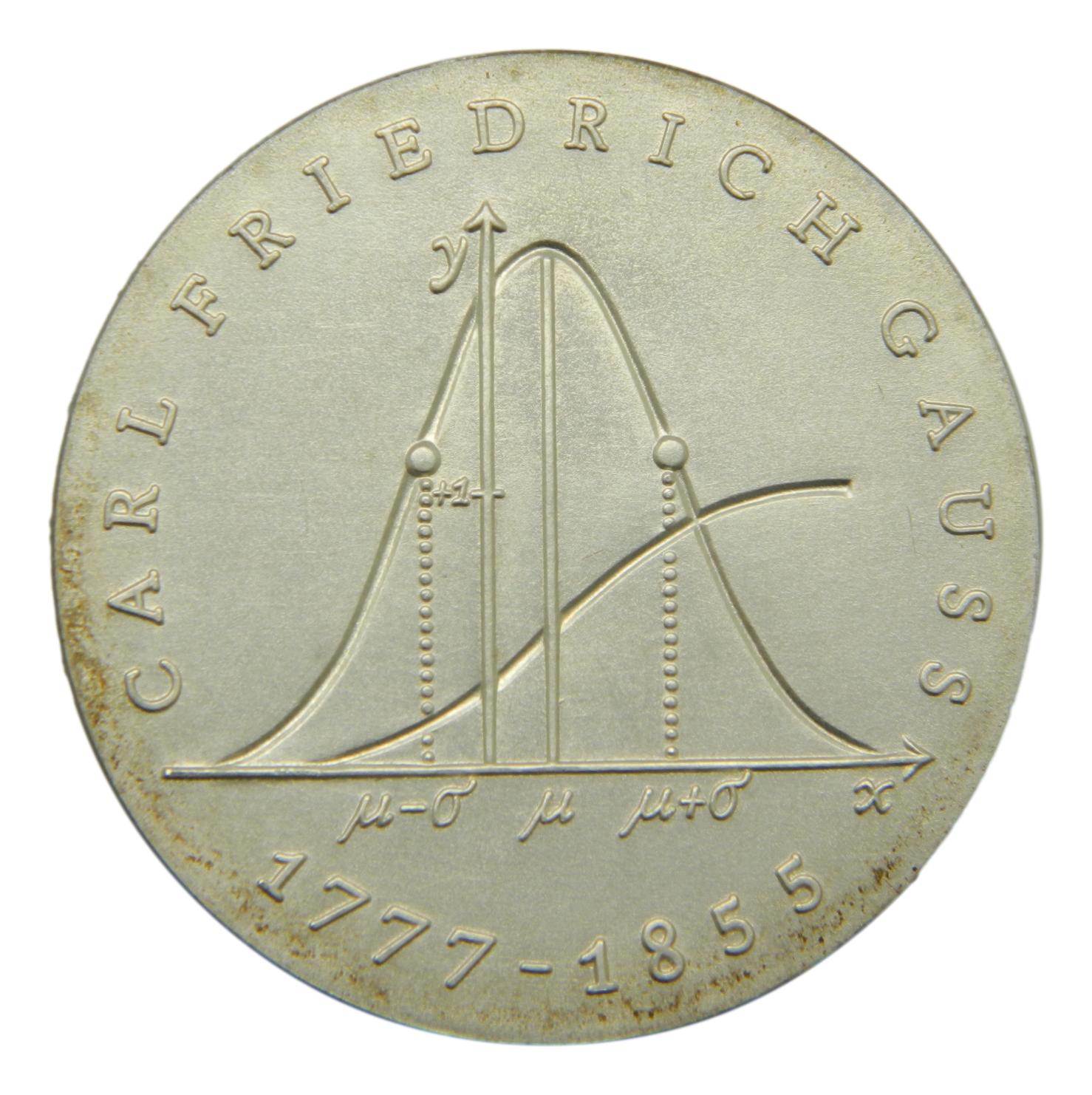 1977 - ALEMANIA - 20 MARCOS - CARL FRIEDRICH GAUSS - S6