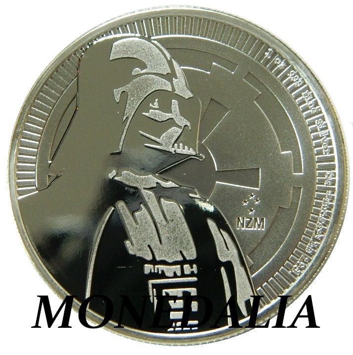 2017 - NIUE - 1 ONZA PLATA - STAR WARS - DARTH VADER