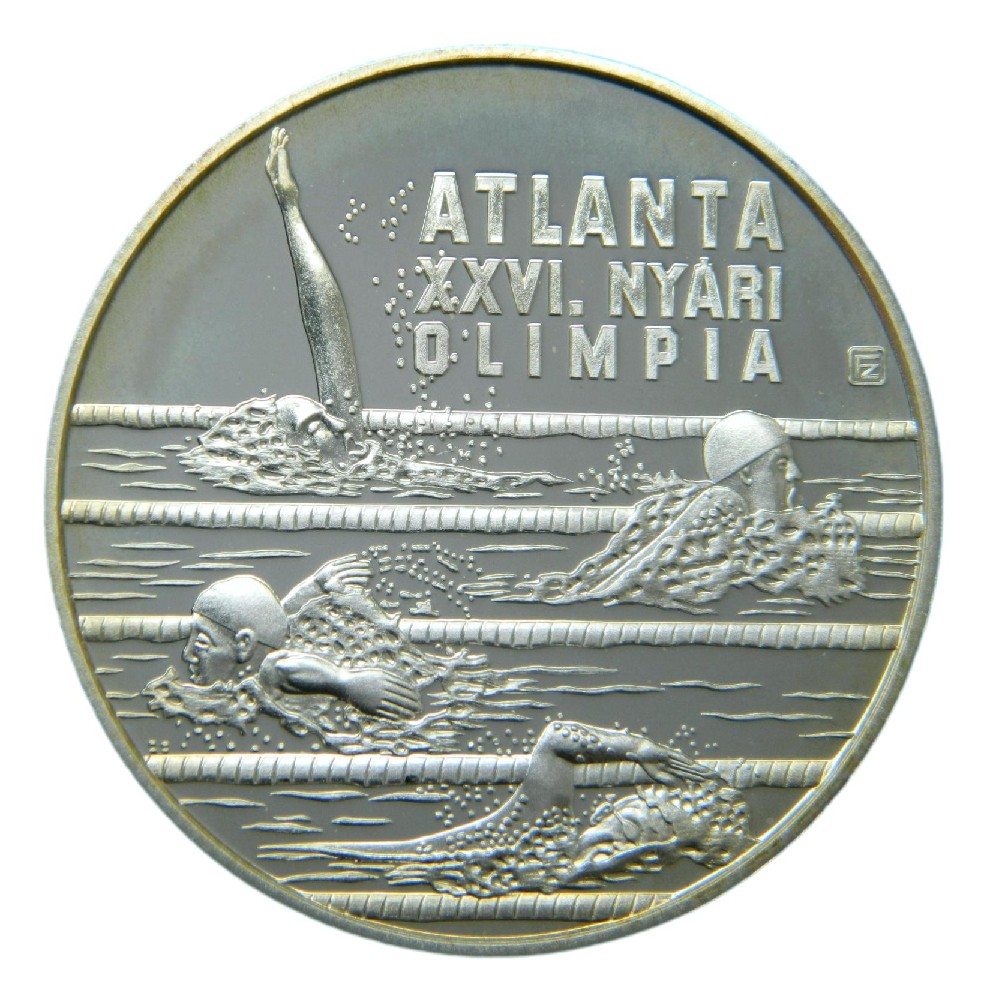 1994 BP - HUNGRIA - 1000 FORINT - JUEGOS OLIMPICOS ATLANTA 1996 - NADADORES - PROOF 