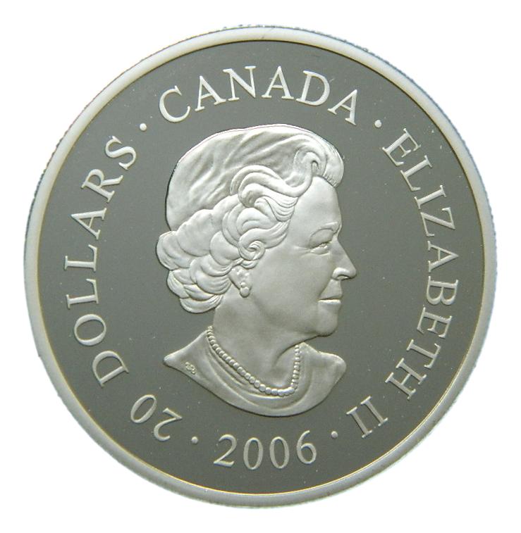 2006 - CANADA - 20 DOLLAR - PLATA PROOF - NOTRE DAME MONTREAL