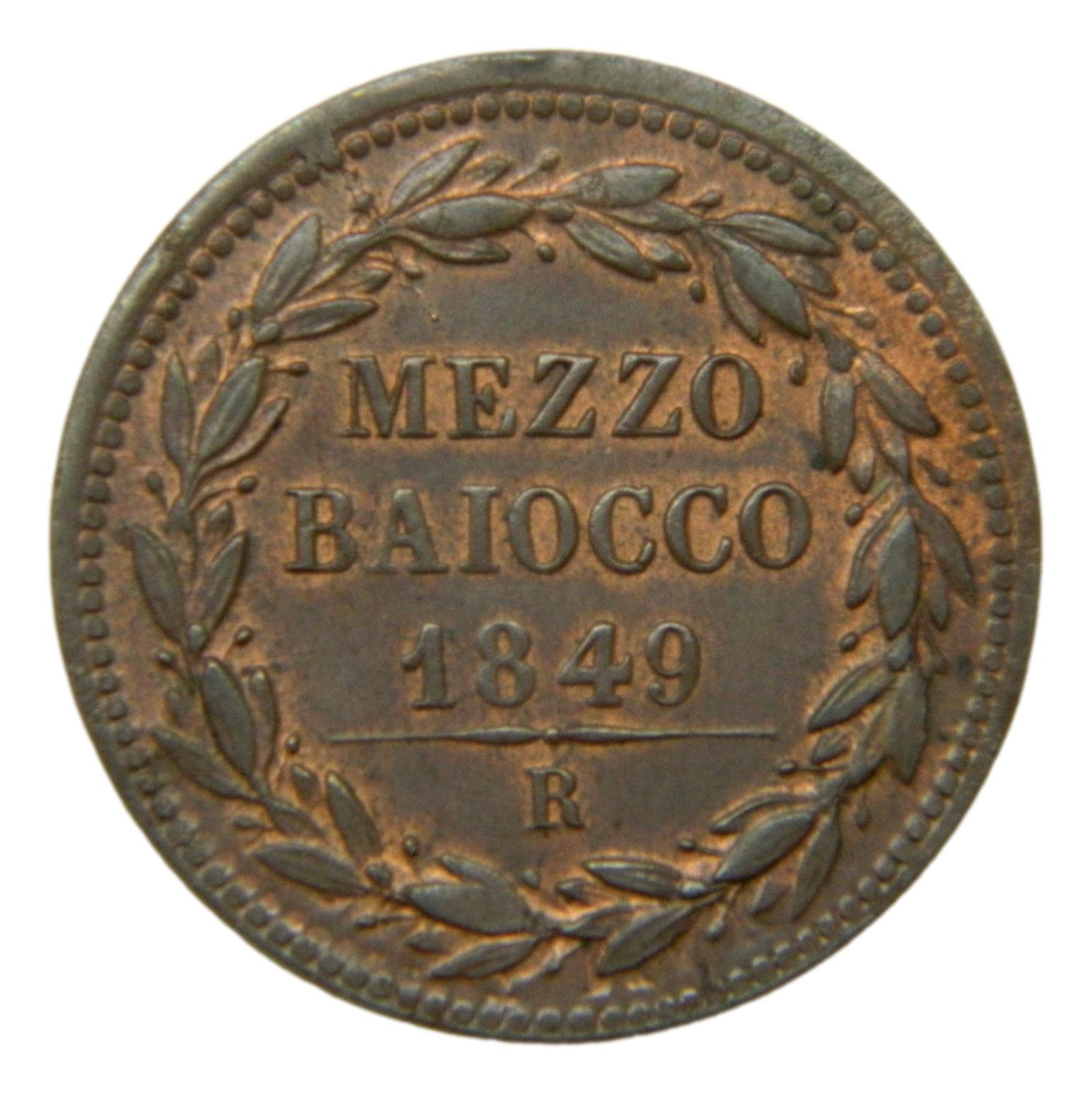 1849 - ESTADOS ITALIANOS - BAIOCCO - ESTADOS PAPALES - S6
