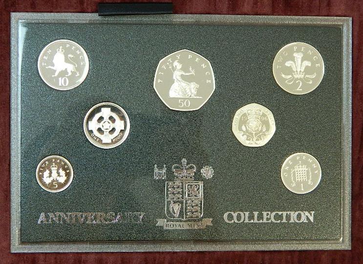 1996 - GRAN BRETAÑA - SET PROOF - 7 MONEDAS