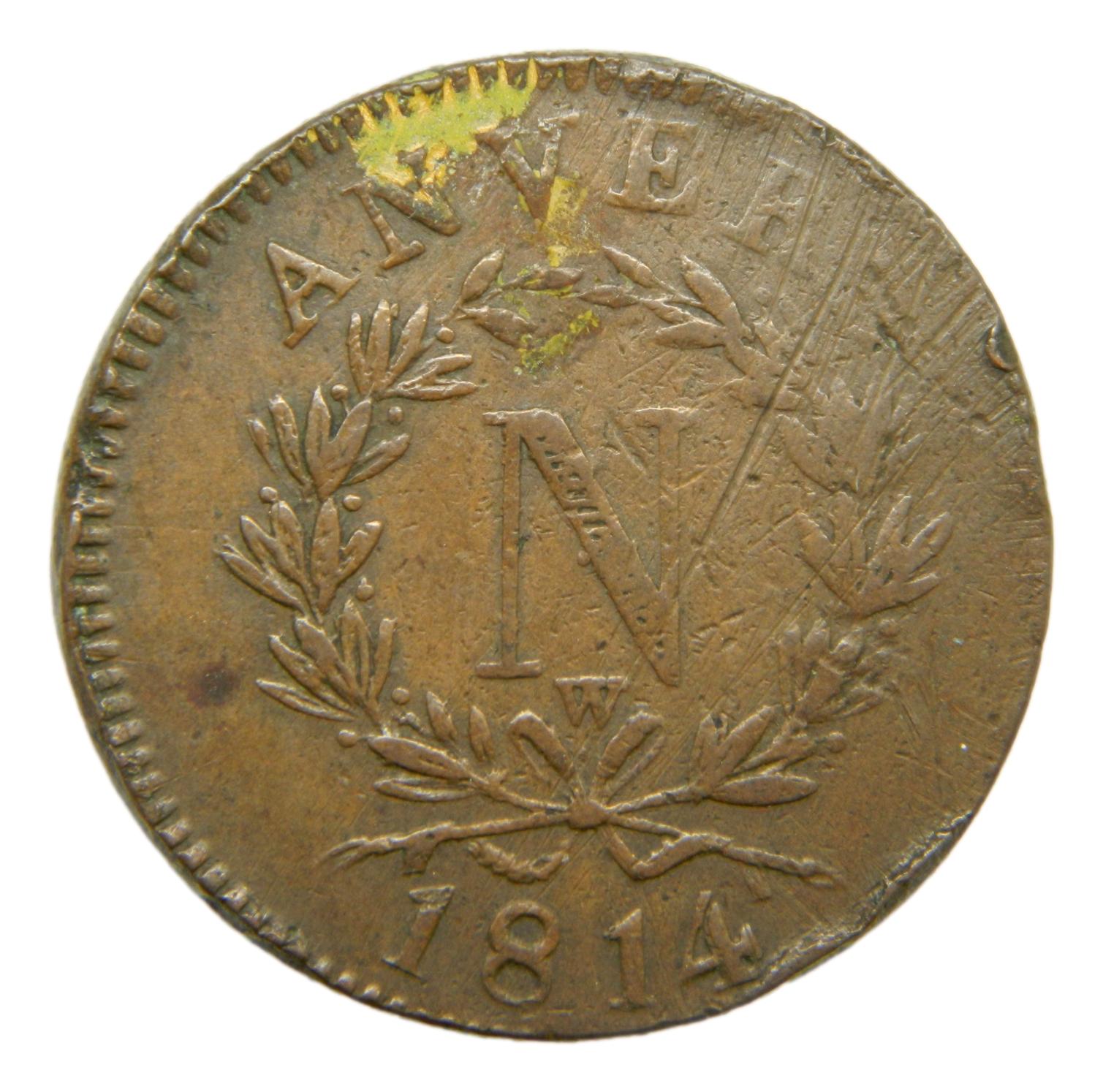 1814 - FRANCIA - 10 CENTIMOS - S6