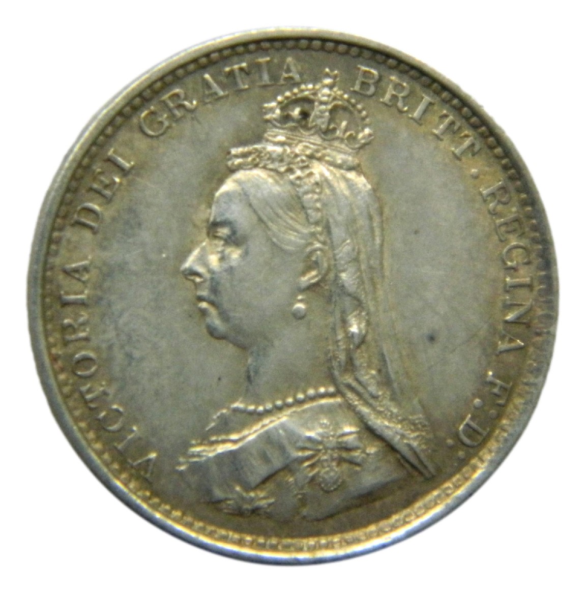 1887 - GRAN BRETAÑA - 3 PENCE - VICTORIA - S6