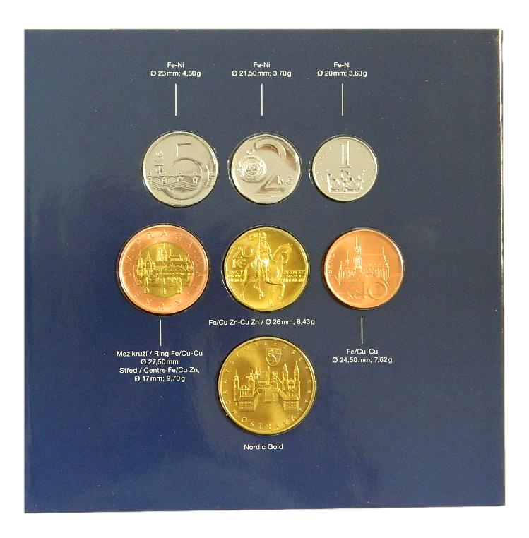 2012 - REPUBLICA CHECA - CARTERA - 7 MONEDAS