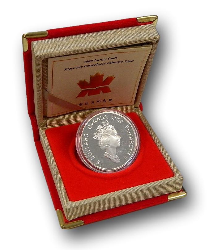2000 - CANADA - 15 DOLLARS - DRAGON