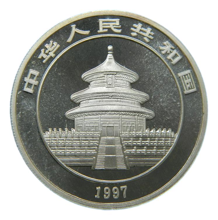 1997 - CHINA - 10 YUAN - ONZA PLATA - PANDA