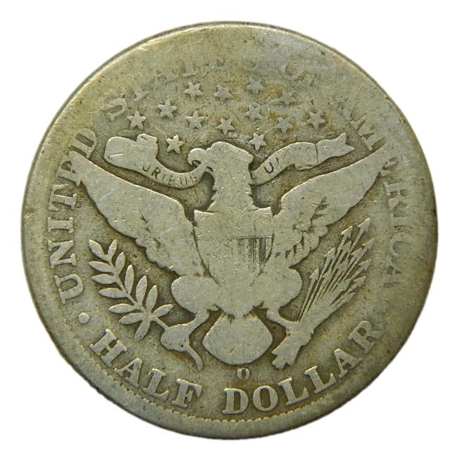 1907 O - USA - 1/2 DOLAR - PLATA