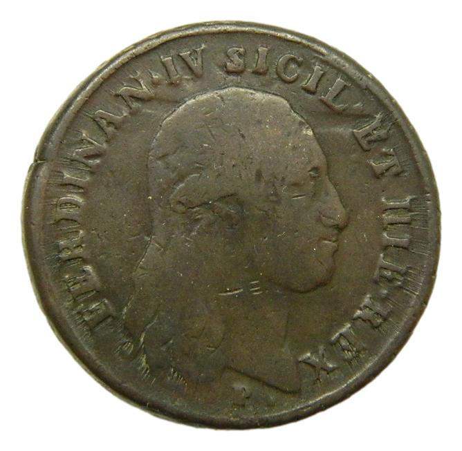 1801 - ITALIA - 6 TORNESI - COBRE