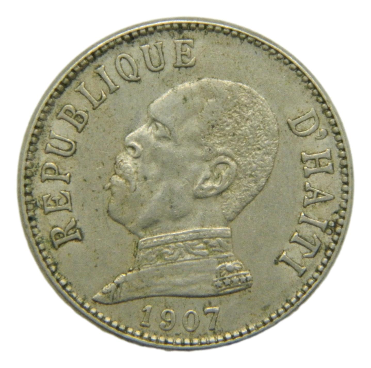 1907 - HAITI - 20 CENTIMOS - MBC - S6