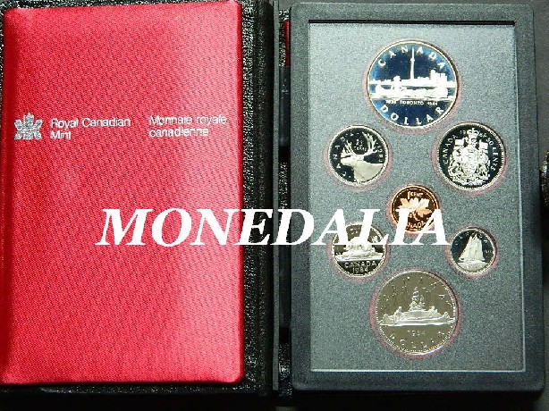 1983 - CANADA SET - 7 MONEDAS - PLATA