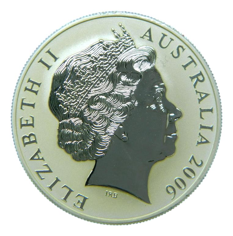 2006 - AUSTRALIA - ONZA PLATA FINA  - CANGURO