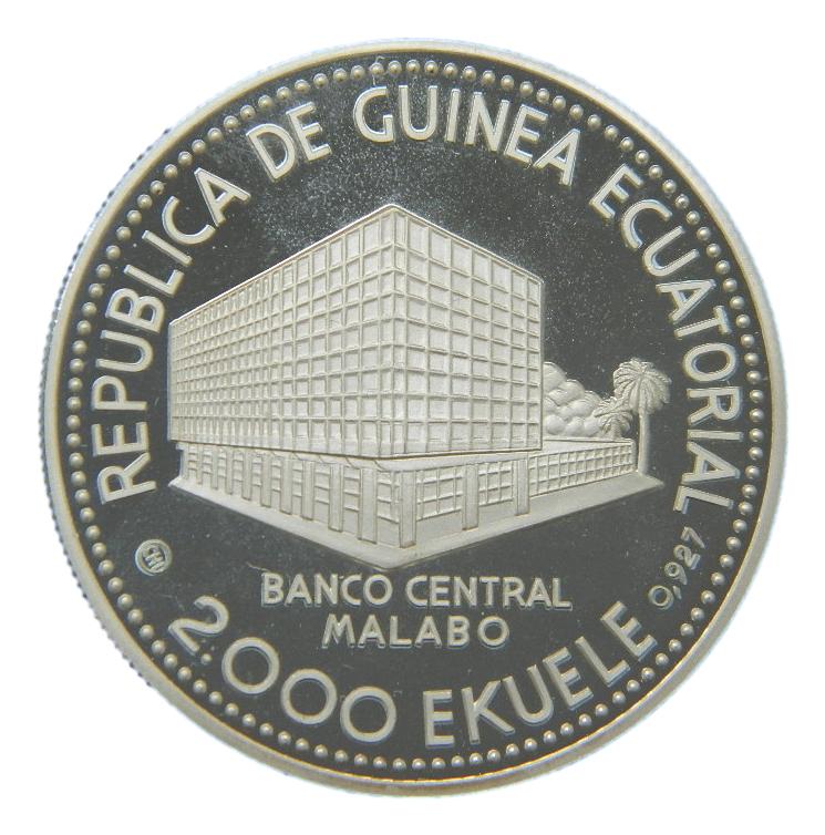 1980 - GUINEA ECUATORIAL - 2000 EKUELE - BANCO CENTRAL