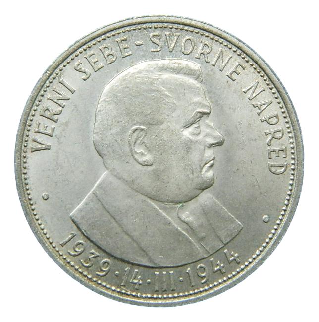 1944 - ESLOVAQUIA - 50 KORUN - PLATA 