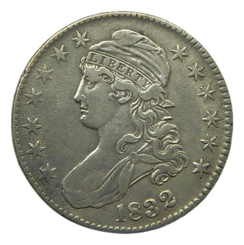 1832 - USA - 50 CENTAVOS - CAPPED BUST