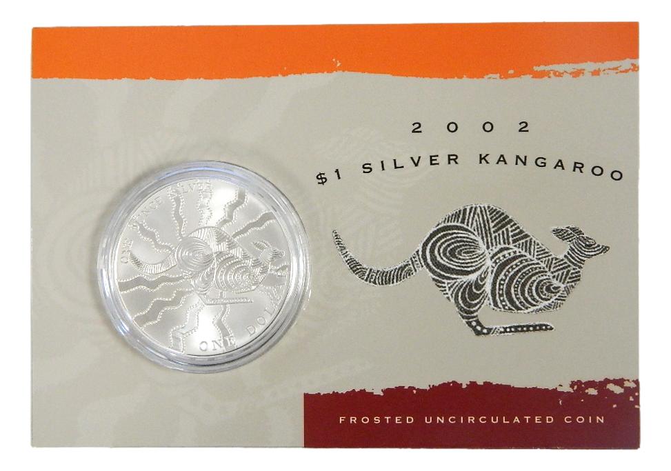 2002 - AUSTRALIA - CANGURO - ONZA PLATA - BLISTER