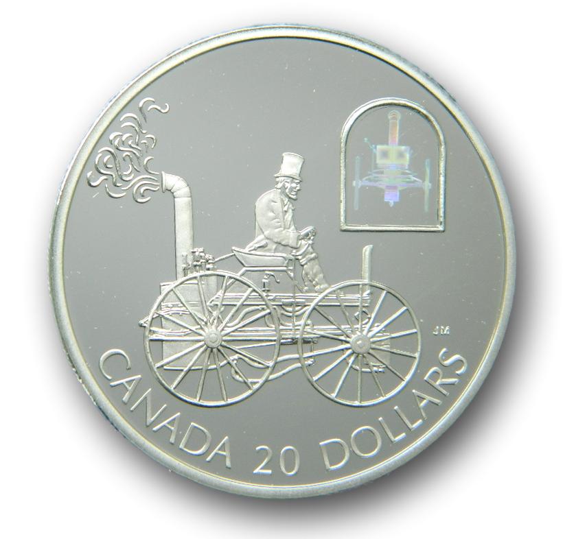 2000 - CANADA - 20 DOLARES - HOLOGRAMA - COCHE VAPOR
