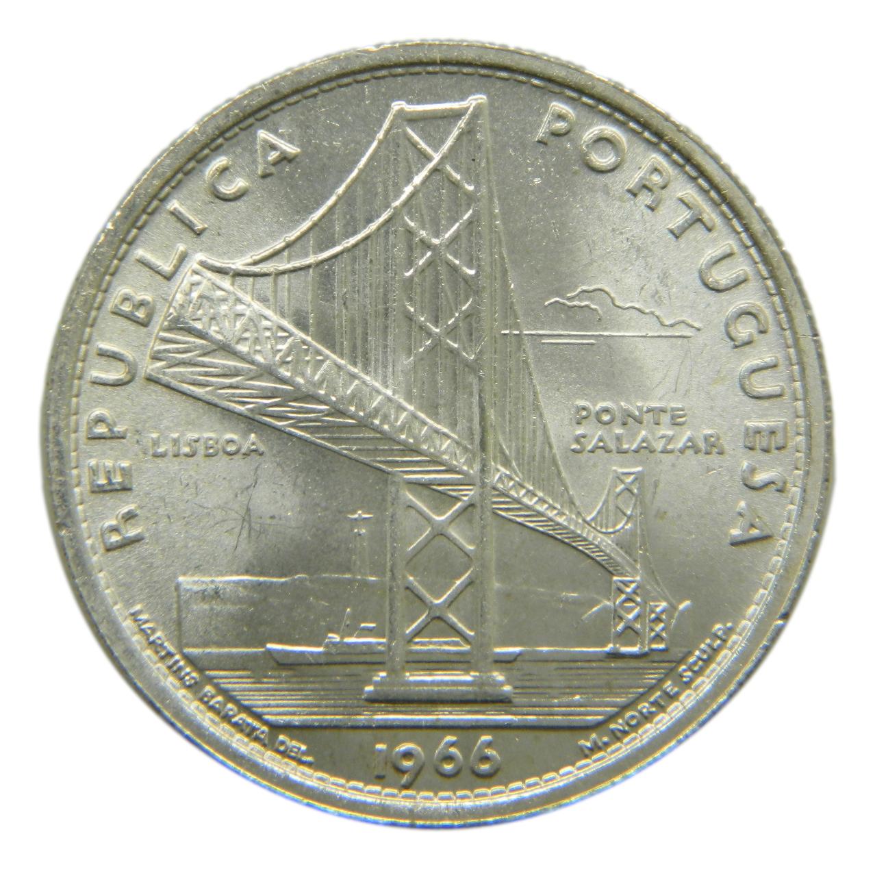 1966 - PORTUGAL - 20 ESCUDOS - PUENTE SALAZAR