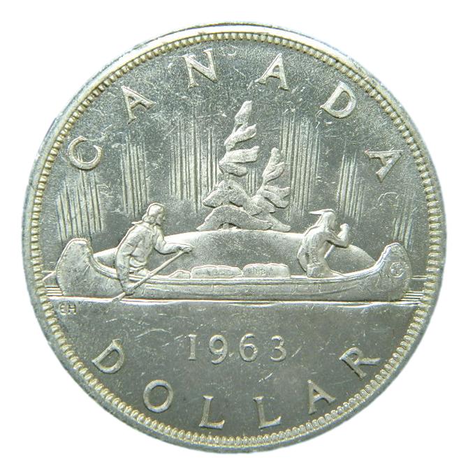 1963 - CANADA - DOLLAR - ELIZABETH II - PLATA