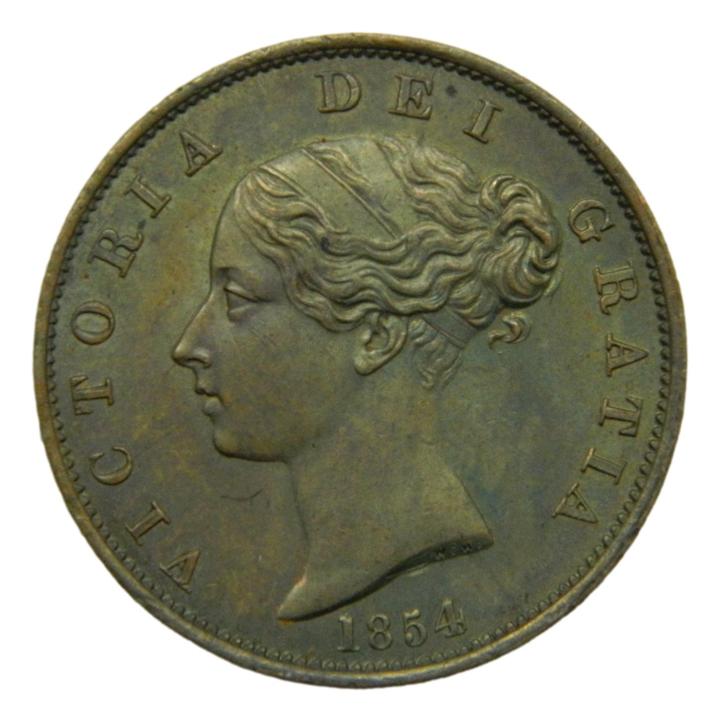 1854 - GRAN BRETAÑA - 1/2 PENNY - VICTORIA - S6