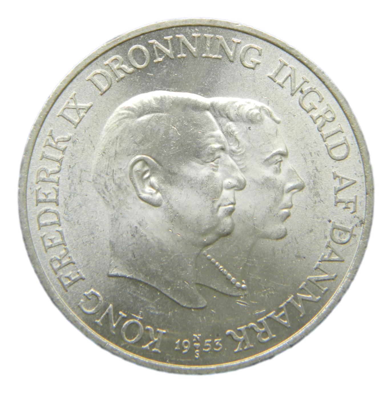 1953 - DINAMARCA - 2 KRONER - FREDERIK IX - S8