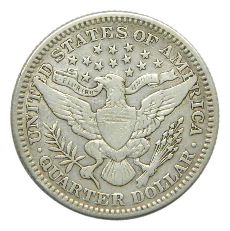 1901 - USA - 1/4 DOLAR - 1/4 DOLLAR - PLATA