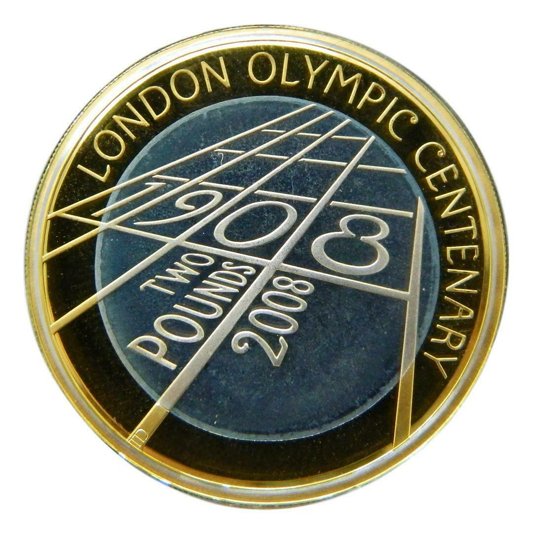 2008 - GRAN BRETAÑA - 2 POUNDS - OLYMPIC CENTENARY