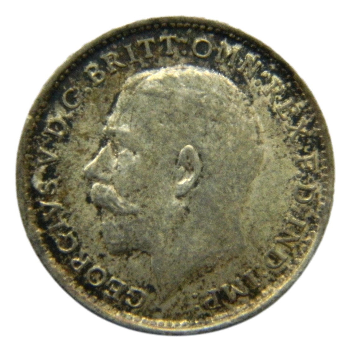 1916 - GRAN BRETAÑA - 3 PENCE - JORGE V - S6