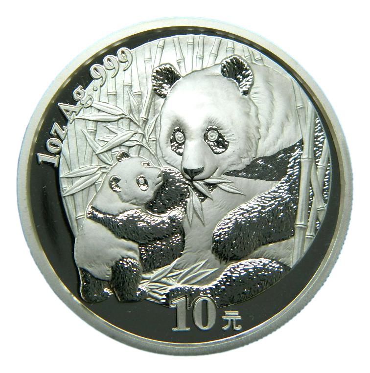 2005 - CHINA - 10 YUAN -  PANDA - ONZA PLATA 