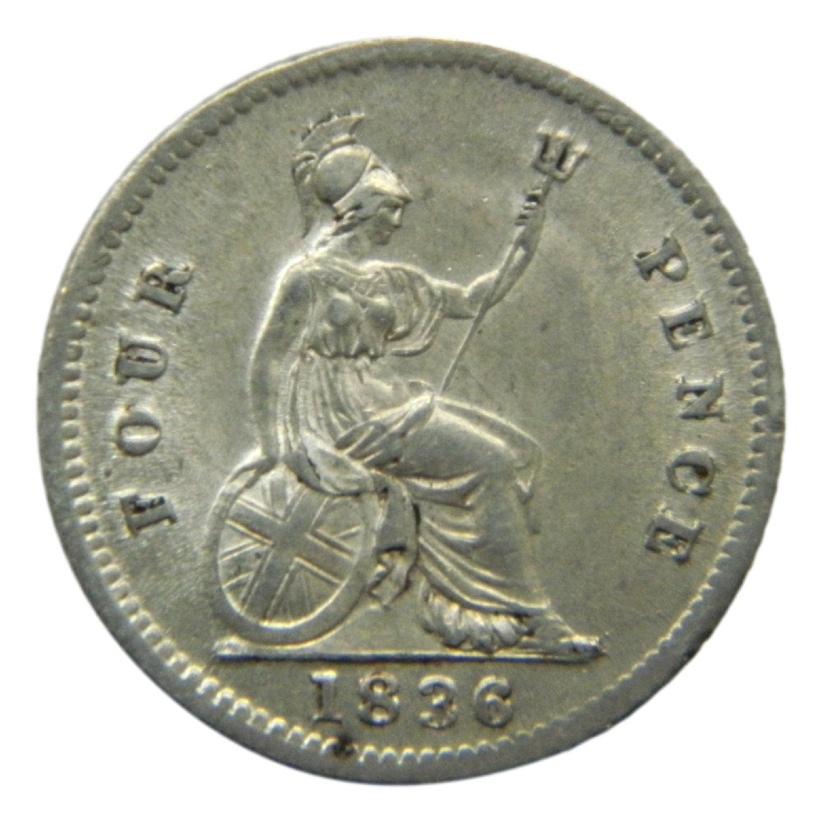 1836 - GRAN BRETAÑA - 4 PENCE - GUILLERMO IV - S6