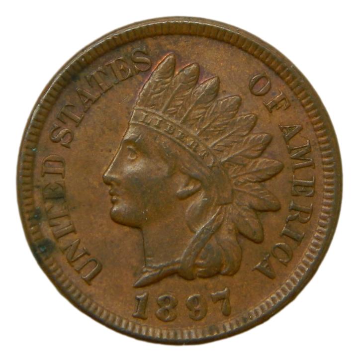 1897 - USA - 1 CENT - INDIAN HEAD