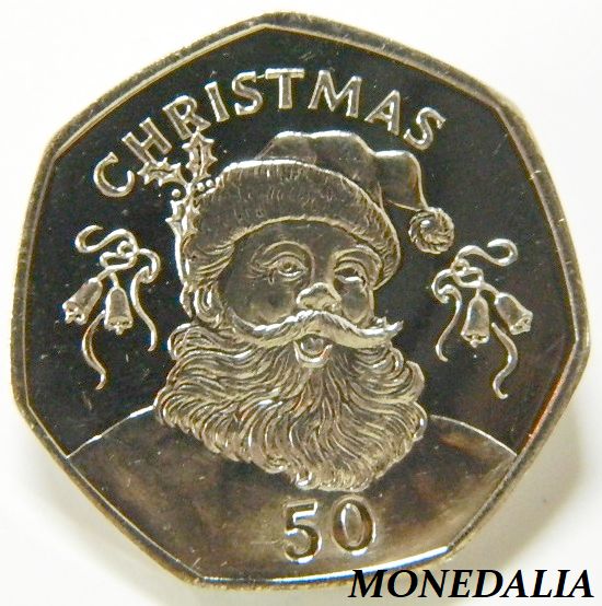 2017 - GIBRALTAR - 50 PENCE - CHRISTMAS