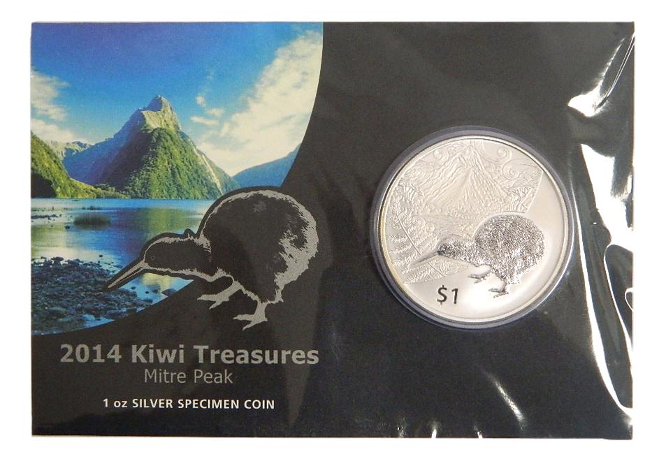 2014 - NUEVA ZELANDA - DOLAR - KIWI - PLATA