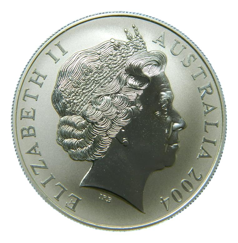 2004 - AUSTRALIA - CANGURO - 1 ONZA PLATA 