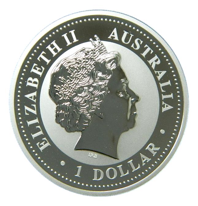 2007 - AUSTRALIA - CERDO - 1 ONZA PLATA