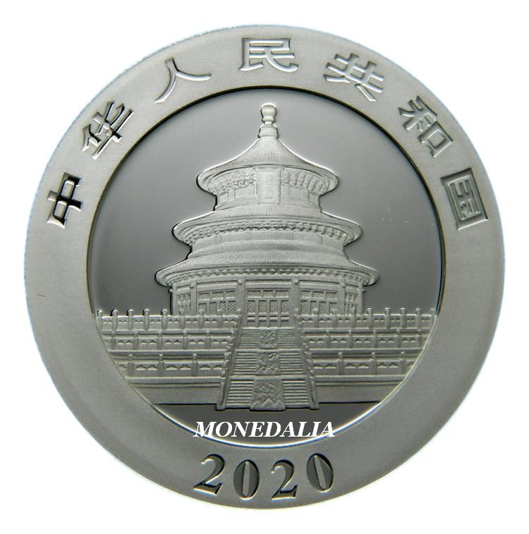 2020 - CHINA - 10 YUAN - PANDA - PLATA FINA