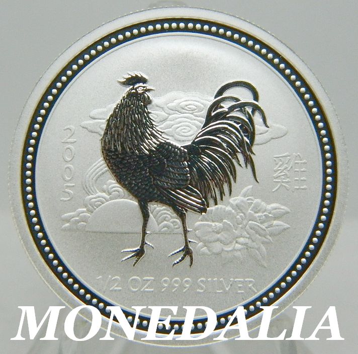 2005 - AUSTRALIA - GALLO - 1/2 ONZA AG