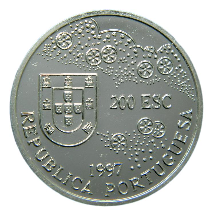 1997 - PORTUGAL - 200 ESCUDOS - HISTORIA DE JAPAM