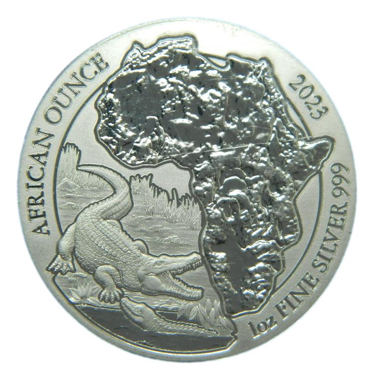 2023 - RWANDA - ONZA PLATA - COCODRILO