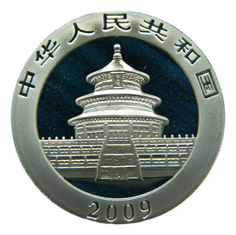 2009 - CHINA - 10 YUAN - ONZA PLATA - PANDA