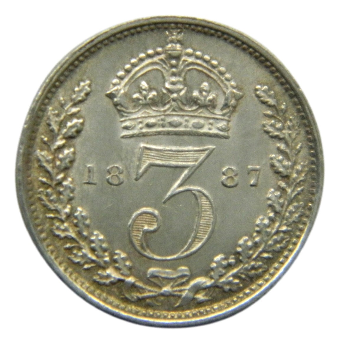 1887 - GRAN BRETAÑA - 3 PENCE - VICTORIA - S6