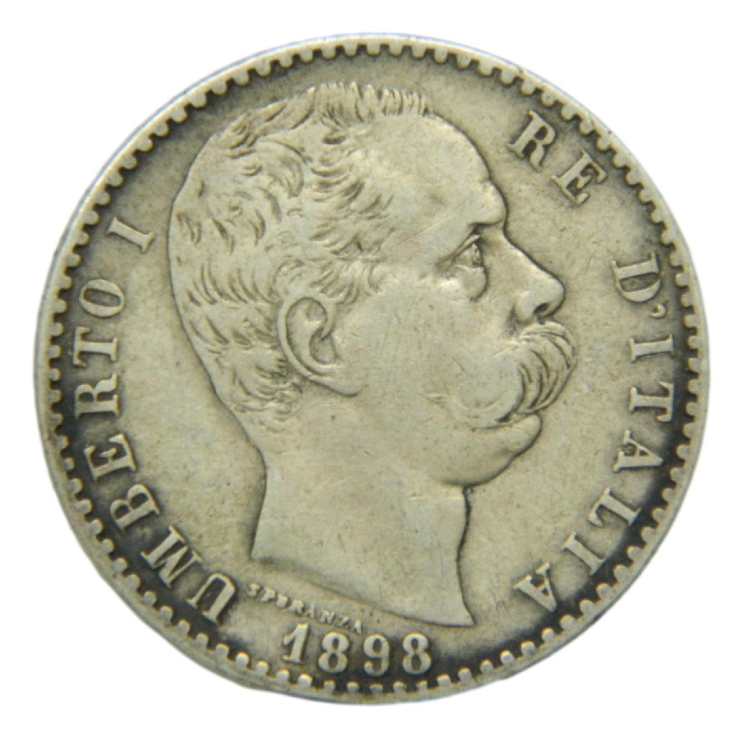 1898 R - ITALIA - 2 LIRE - UMBERTO I - S6