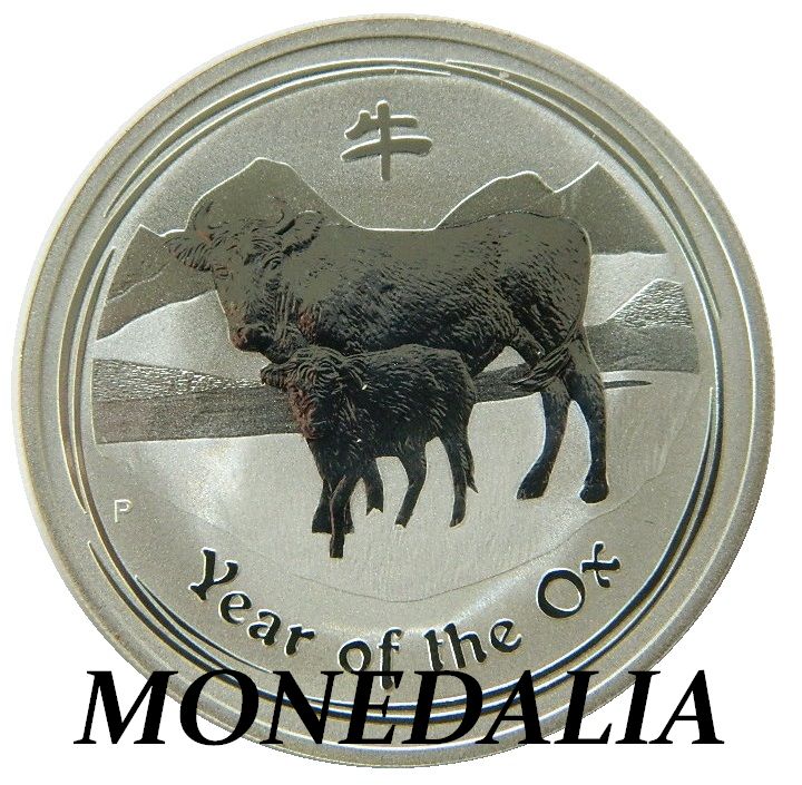 2009 - AUSTRALIA - BUEY - 1 ONZA PLATA FINA