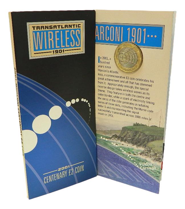 2001 - GRAN BRETAÑA - 2 POUNDS - TRANSATLANTIC WIRELESS