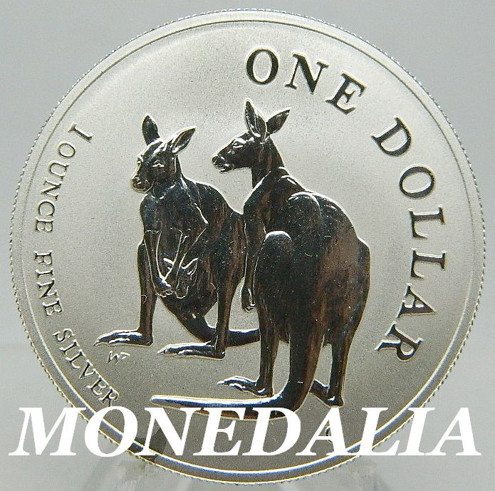 1999 - AUSTRALIA - CANGURO - 1 DOLAR - MANCHITAS