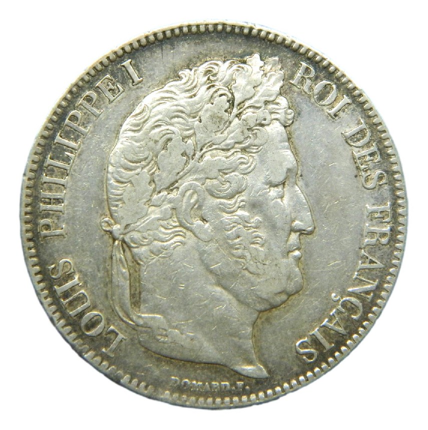 1832 A - FRANCIA - 5 FRANCS - PARIS - PLATA