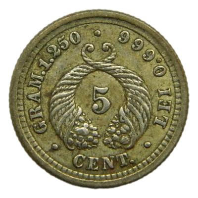 1902 - COLOMBIA - 5 CENTAVOS - PLATA