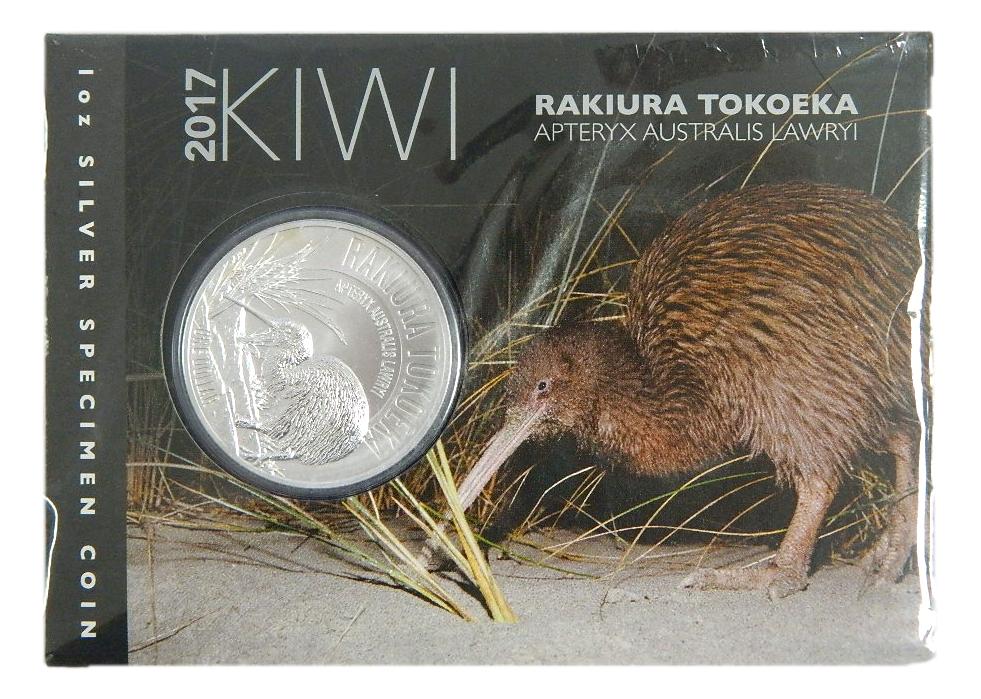 2017 - NUEVA ZELANDA - DOLAR - KIWI - PLATA